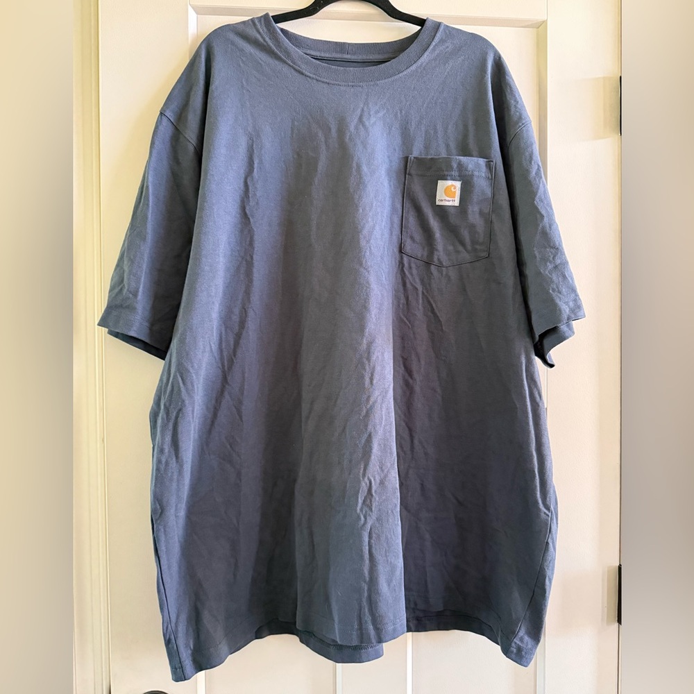 Carhartt Men's 2xl Blue Pocket Short Sleeve Tee